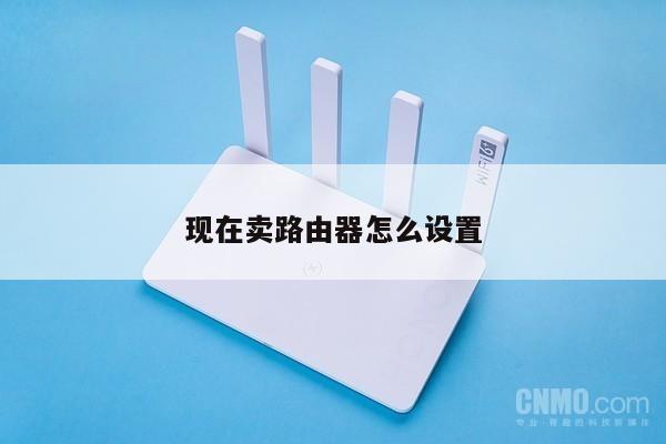 现在卖路由器怎么设置