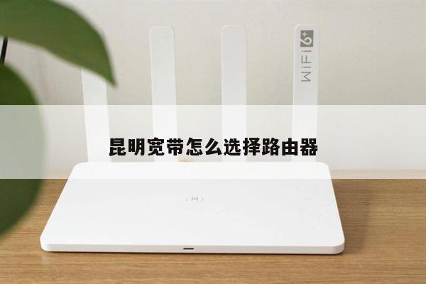 昆明宽带怎么选择路由器