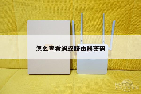 怎么查看蚂蚁路由器密码
