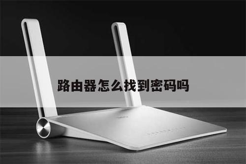 路由器怎么找到密码吗