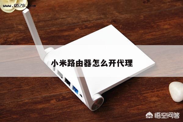 小米路由器怎么开代理