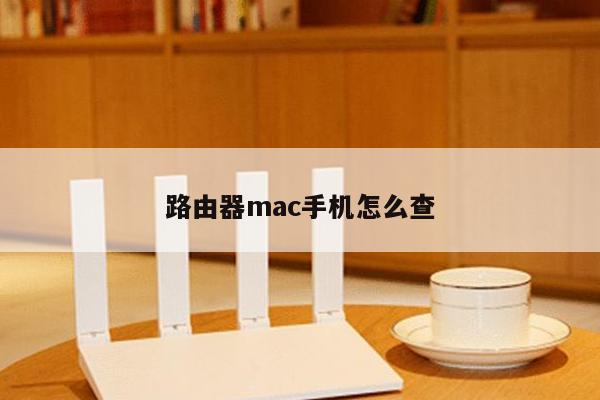 路由器mac手机怎么查