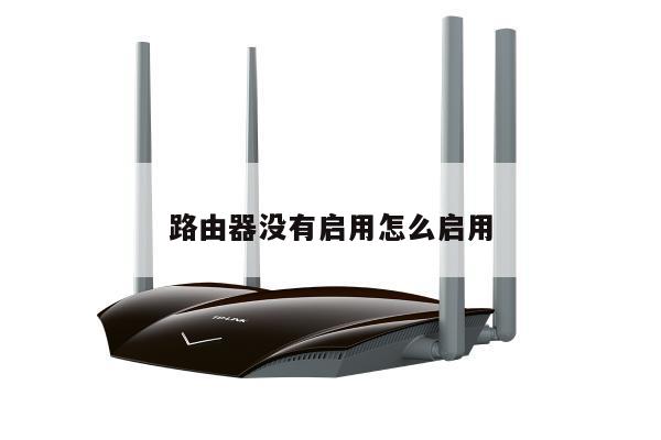 路由器没有启用怎么启用