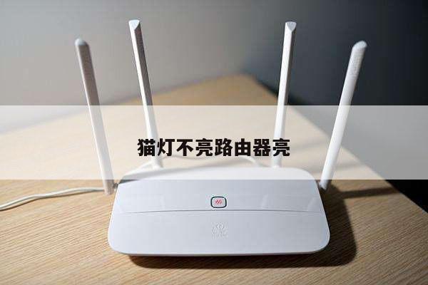 猫灯不亮路由器亮
